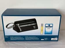 EAU FRAICHE by Versace  Men's 3 Pc Gift Set: 3.4 Oz.  0.3 Oz. EDT  Trousse
