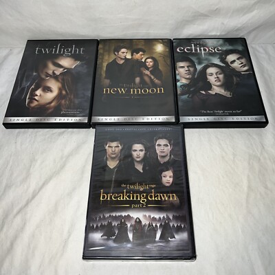 The Twilight Saga 4-Movie Collection DVD Set