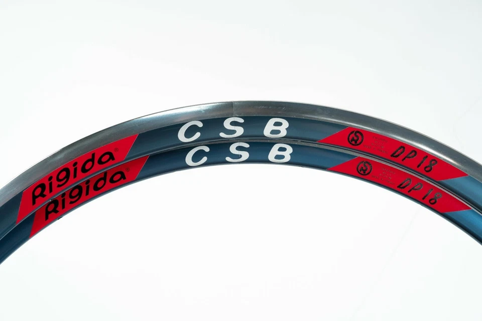 LLANTAS AERODINÁMICAS NUEVAS RIGIDA DP18 CSB 28" 700c 18h DE COLECCIÓN CUBIERTA AÑOS 90 CARRERAS DE CARRETERA NUEVAS Foto 3 de 4