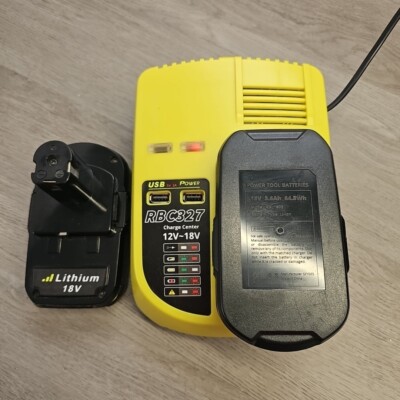 For Roybi P117B RBC327 12V-18V 3A Ni-cd/Li-ion Charger. Tested