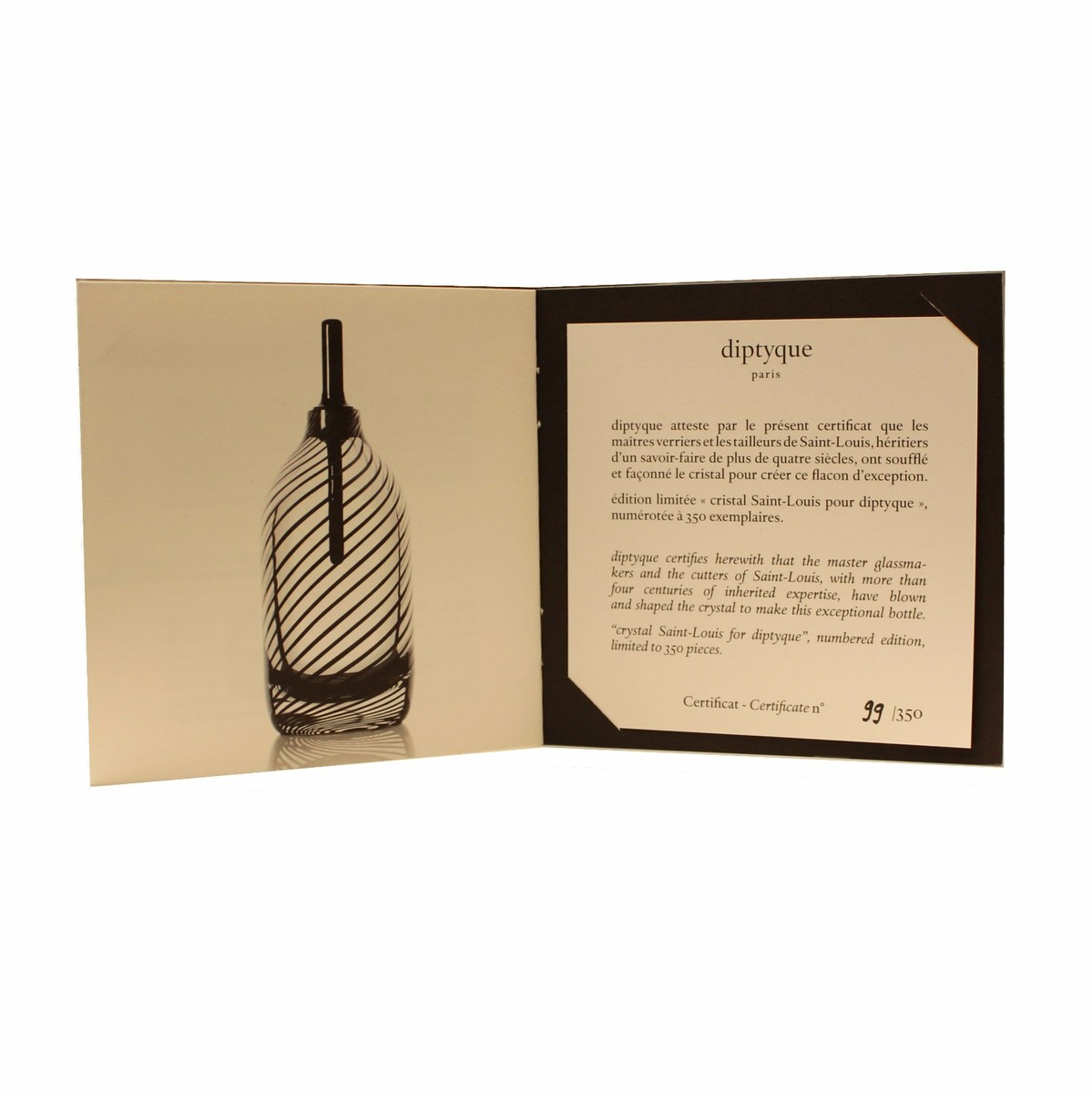 DIPTYQUE LIMITED EDITION CRYSTAL SAINT-LOUIS FACTICE | eBay