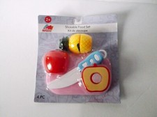 Just Pretending Sliceable Food Set PineApple Apple Play Kitchen Accessories