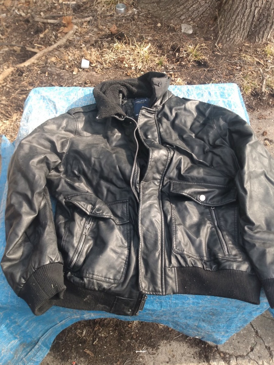 nautica black polyester mens xxl jacket rn94468 ca53262 | eBay