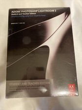Adobe Photoshop Lightroom 3 Student and Teacher Edition NEW IN MFG PKG  