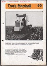 Track-Marshall "90" with Ford 2714E Engine, Crawler Tractor Brochure Leaflet