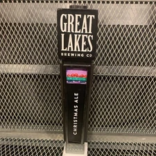 GREAT LAKES BREWING Co Cleveland Ohio Christmas Ale Old SCHOOL Beer Tap Handle