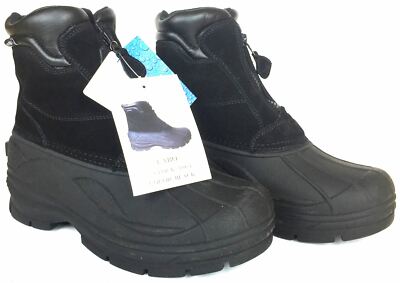 6'' Duck Snow Boot Black Color 106