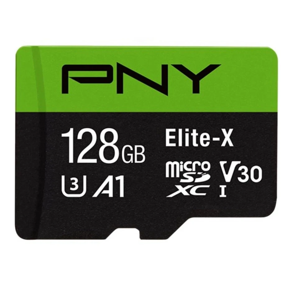 Lot Of 4- PNY Elite X 128GB Micro SD Card 4K UHD Class 10 U3 V30 with SD Adapter - Image 2 of 4