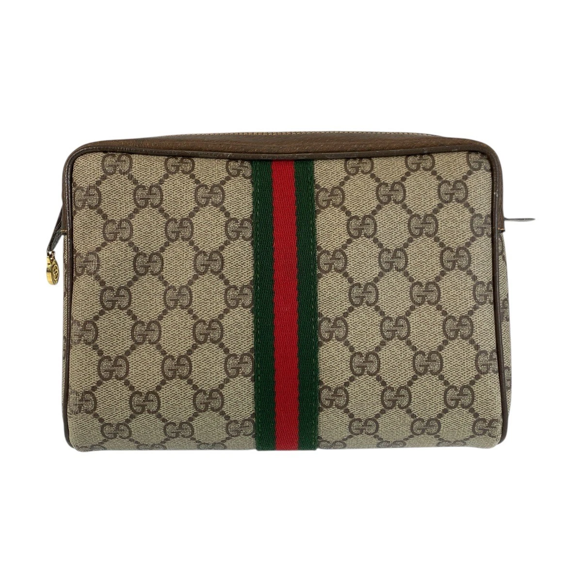 Sac pochette GUCCI vintage Web Stripe Old Gucci 32 014 3553 GG Supreme Canvas