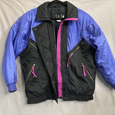 Vintage 80s 90s Puffy SKI Jacket Women's Medium, READ
