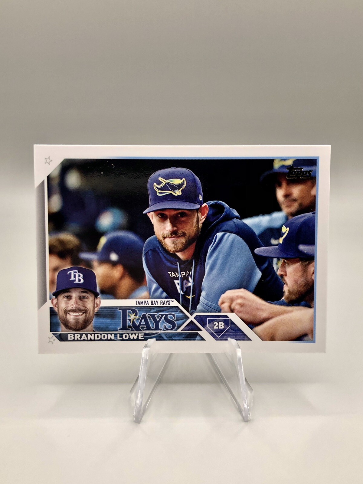 2023 Topps Series 1 Brandon Lowe Golden Mirror Image Variation SSP #36 - TB Rays