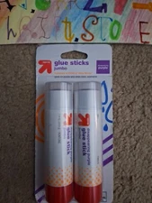 Up & Up 2-count Jumbo Glue Sticks Pack - Disappearing Purple - NEW
