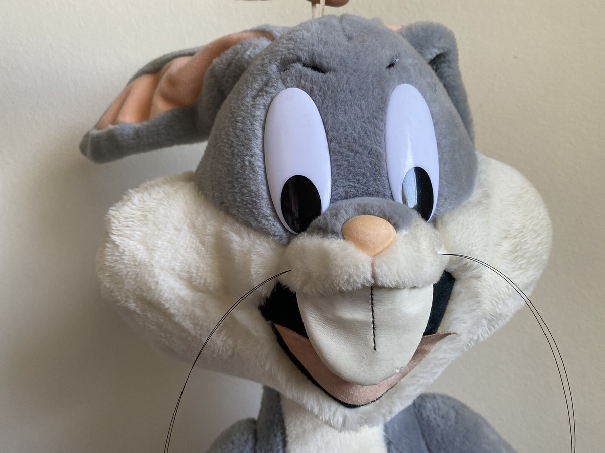 Bugs Bunny Vintage 1989 Plush Jumbo 40” Warner Bros “Mighty Bugs Bunny Vintage 1989 Plush Jumbo 40” Warner Bros “Mighty