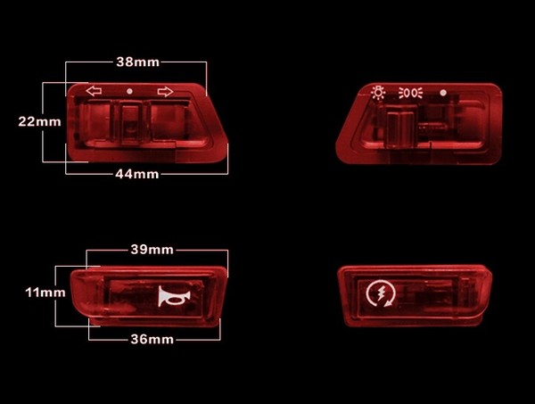 Buttons Honda Dylan 125 150 2001 2002 2003 2004 2005 2006 2007-image