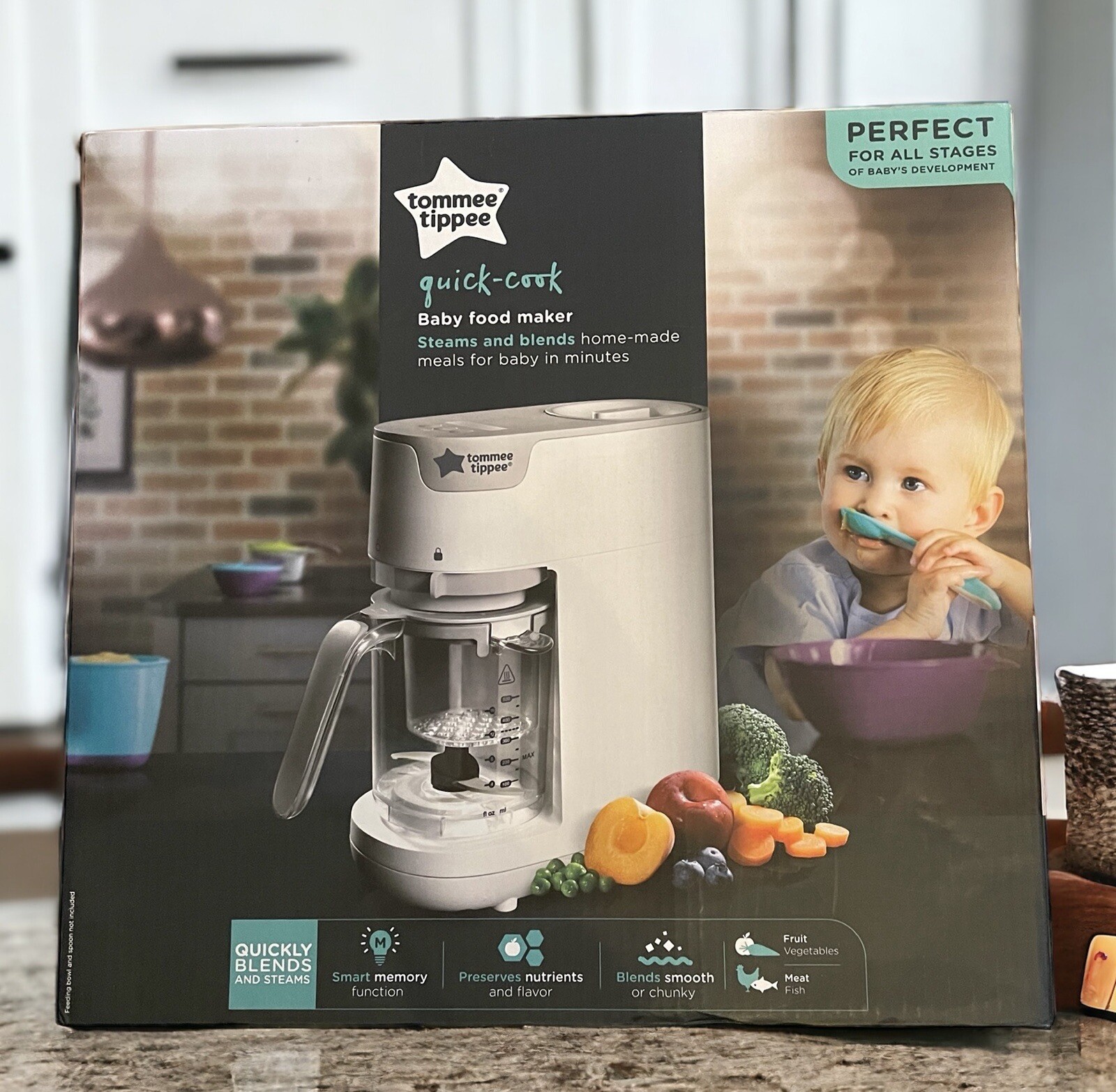 Tommee Tippee Quick Cook Baby Food Maker NEW IN BOX eBay
