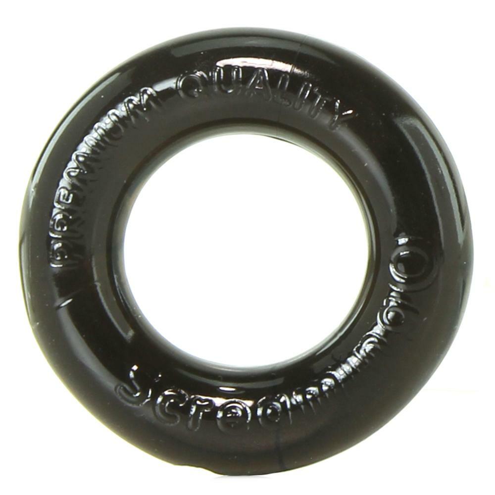 Super Stretchy Silicone Cock Ring Erection Black Cockring One Size