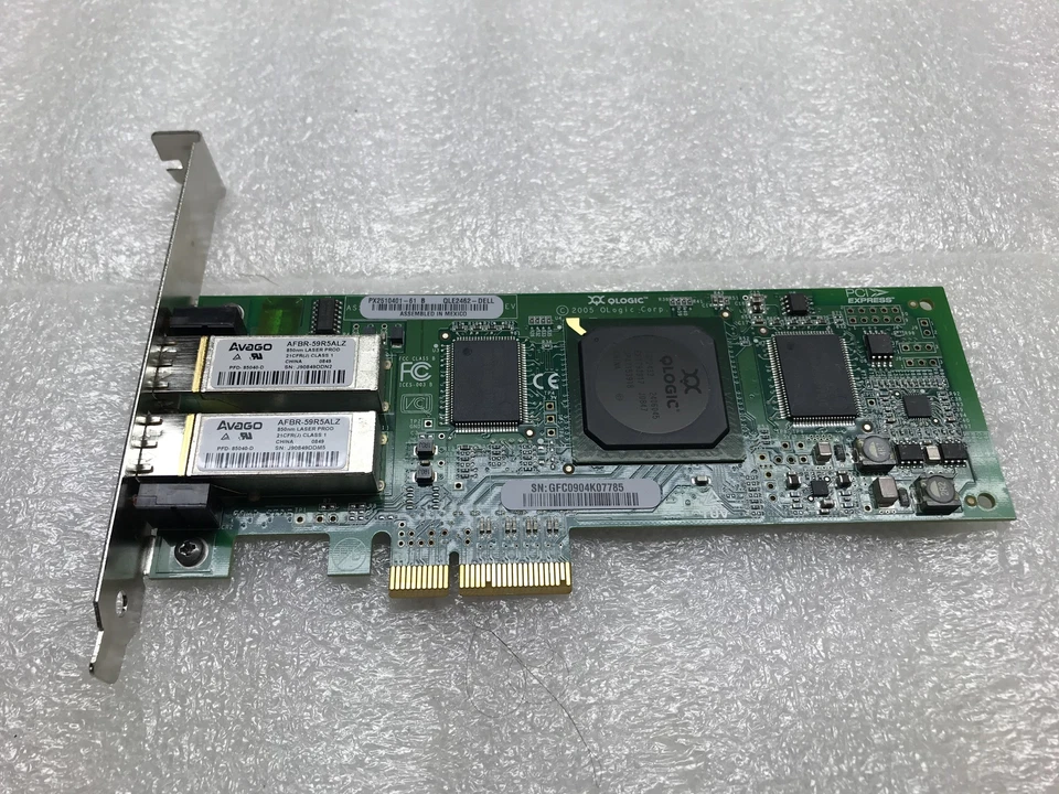 LOT OF 6 DELL DH226 DUAL PORT 4 GBPS FIBRE CHANNEL QLOGIC PX2510401-61 C4-2(1) - Image 4 of 4