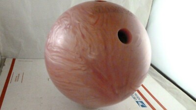 Vintage Ebonite MAXIM Bowling Ball Pink Swirl 13lb Pound Jonni
