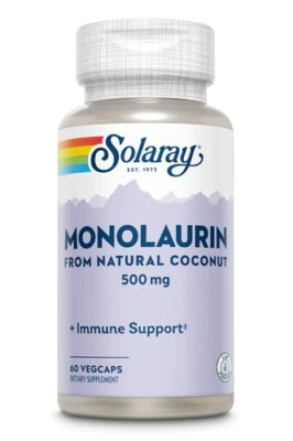 Monolaurin from Natural Coconut 500 mg for Immune Support