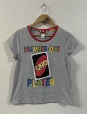 UNO “Number One Player” Ladies Size 12 Sleep Tee - New No Tags - Lightweight