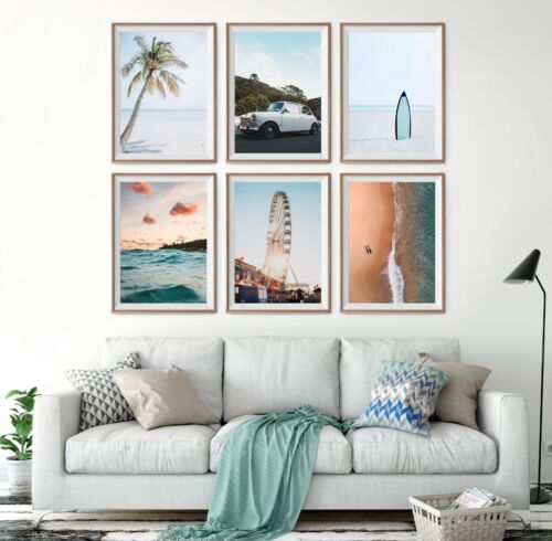 Palm Tree Beach Wall Art Print. Great Home Decor A3 A2 A1 Sizes MIX & MATCH - Picture 6 of 7