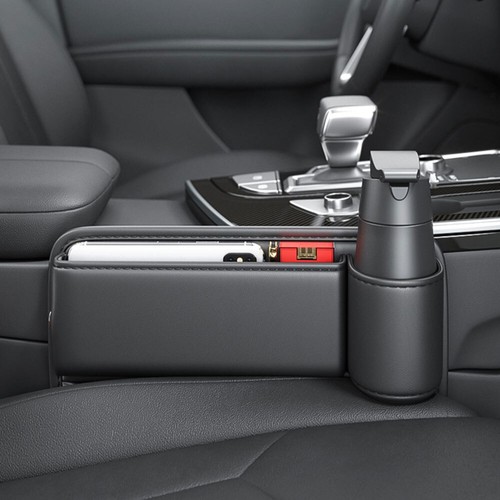 Car Rear Side Accessories Seat Gap Filler Phone Holder Storage Box Organizer Bag - Picture 4 of 10