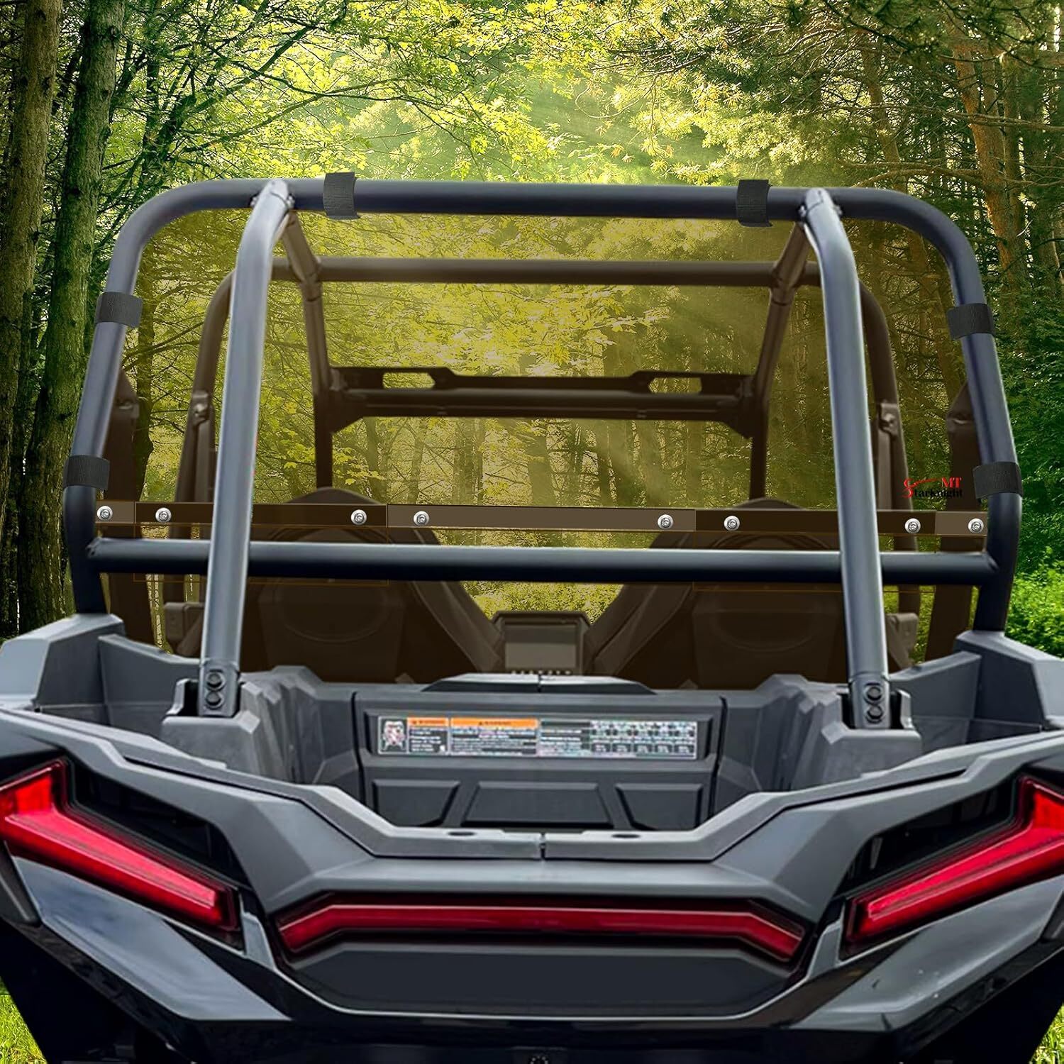 Utv Rear Windows UTV Rear Winshield Tinted Back Window for 2014-23 Polaris RZR XP 1000 ...