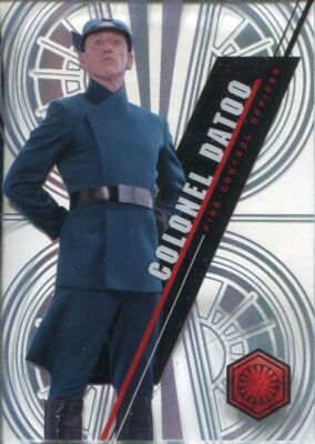 Star Wars 2016 High Tek Pattern 2 Form 2 Base Card SW-103 Colonel Datoo