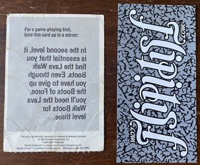 VTG 1987 WIZARDS & WARRIORS A WORLDS OF POWER BOOK CARD NINTENDO ACCLAIM NES