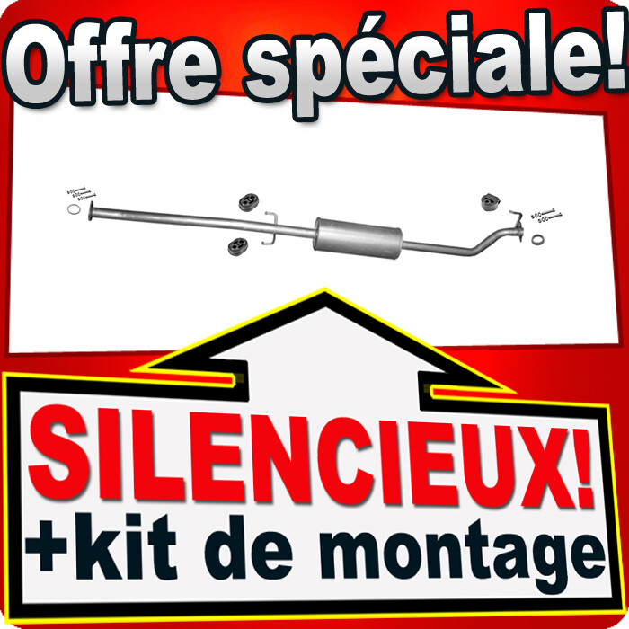 Silencieux Intermédiaire HONDA CR-V Mk III 2.0 iVtec 16V ligne &eacute;chappement auto 150CH gas t&eacute;l&eacute;