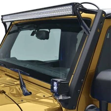 51-0451 PARAMOUNT WINDSHIELD LED MOUNT BRACKET KIT FOR 2007-18 JEEP WRANGLER JK