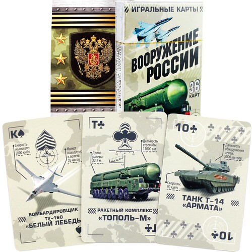 Russian Souvenirs Army Playing Cards - Military Spotter Playing Cards - Picture 4 of 11