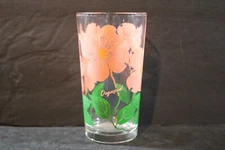 Vintage - Peanut Butter Glasses - Boscul? - Dogwood - 5-inch Tumbler Glass