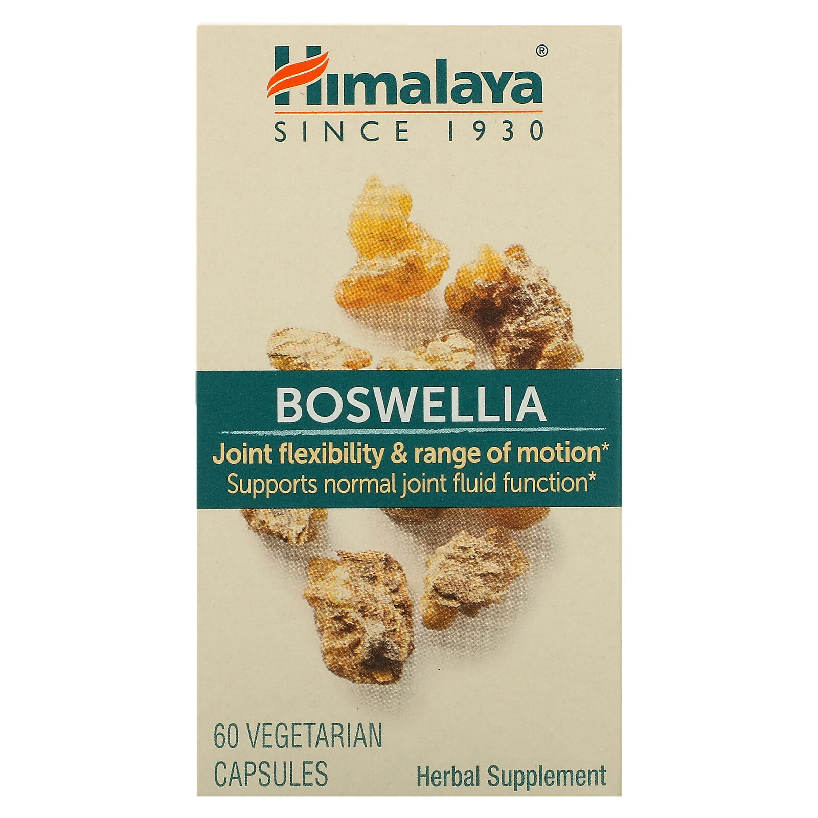 Himalaya Boswellia 60 вегетарианских капсул без глютена 3190₽