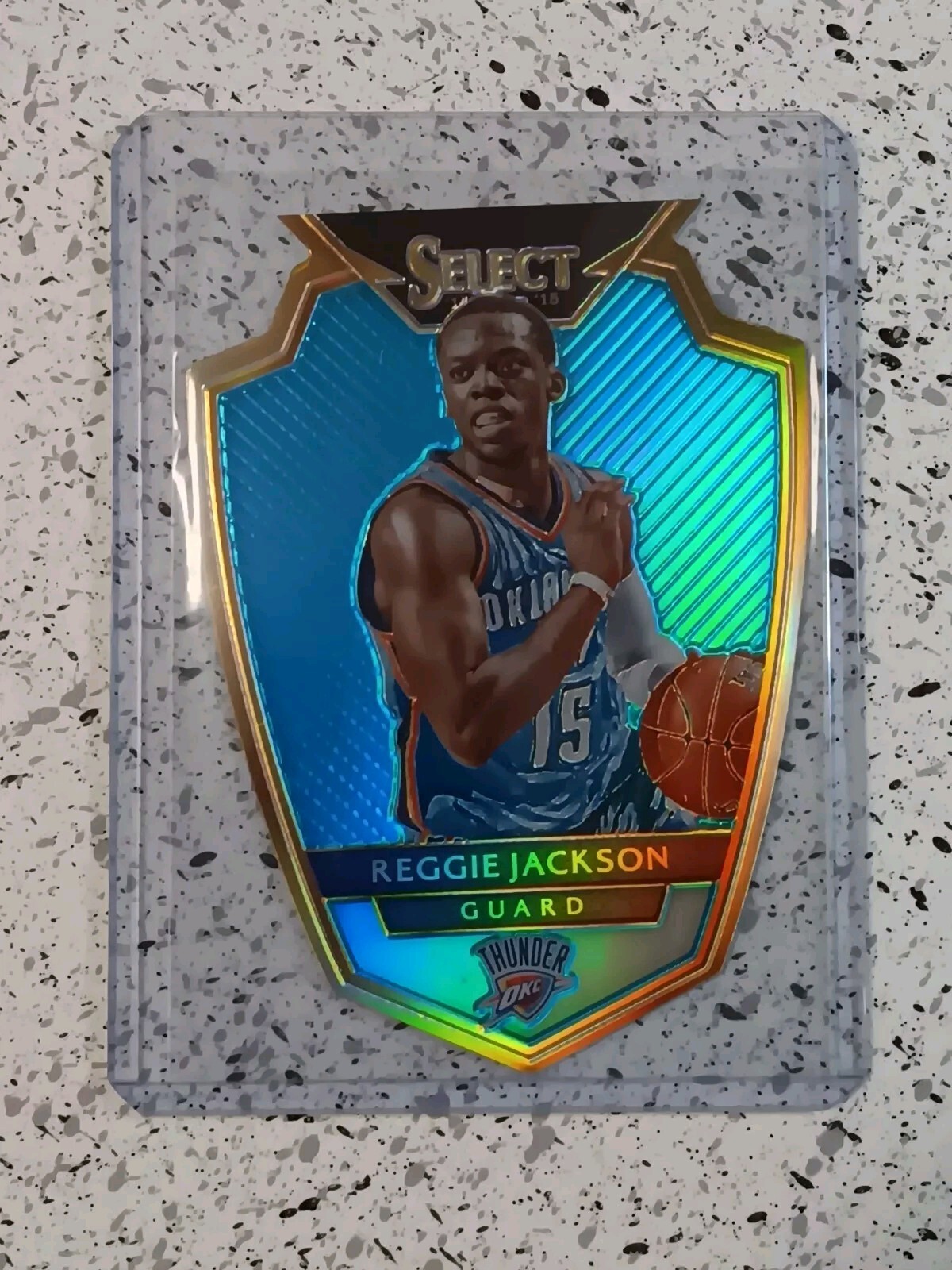 REGGIE JACKSON 2014-15 PANINI SELECT LIGHT BLUE PRIZM DIE-CUT /199 #104