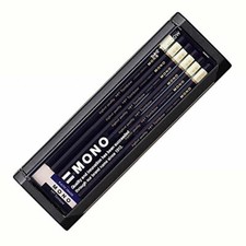 Tombow MONO-R pencil 6B  1dozen JAPAN IMPORT