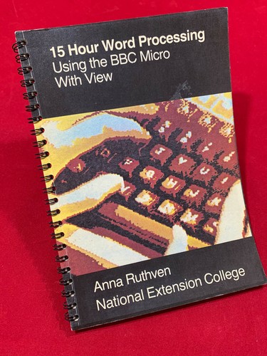 15 Heure Word Traitement Utilisant Le BBC Micro Avec Vue Manuel Guide Livre - Picture 1 of 8