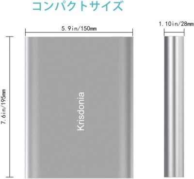 Krisdonia 50000mAh Universal Portable Laptop Power Bank Mobile