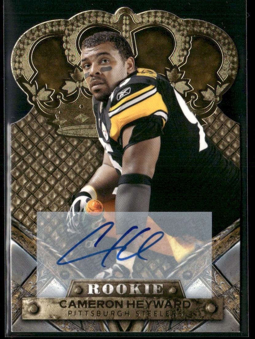 2011 Panini Crown Royale #114 Cameron Heyward RC Autographs Gold #/499
