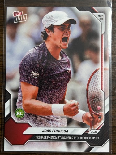 João Fonseca – João Fonseca - 2026 Topps NOW® Tennis - Card 15 - PR: 5616
