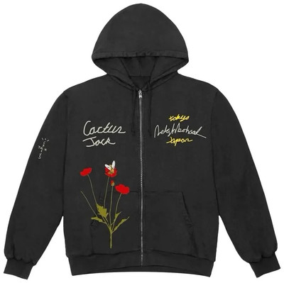 Cactus Jack For Neighborhood Carousel Hoodie Sweatshirt Size M Black New