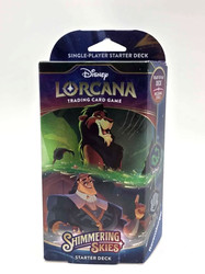 Disney Lorcana: Shimmering Skies Starter Deck - Emerald & Steel (Scar & Cronk)