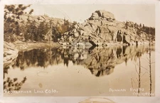 Redfeather Lake CO Colorado Fort Collins RPPC Photo Postcard COPY