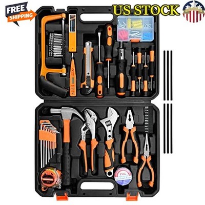 148-Piece Home Tool Kit Repair & DIY Projects Basic Equipment Set W/ Hard Case
