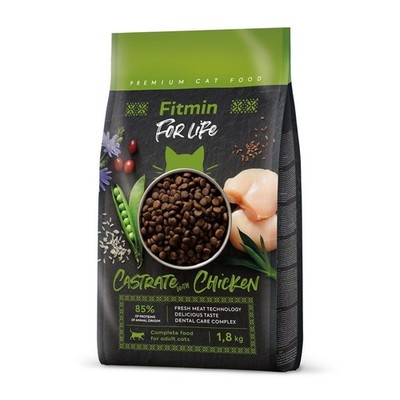 FITMIN Cat For Life Castrate Chicken für eine kastrierte Katze mit Huhn 1,8 kg