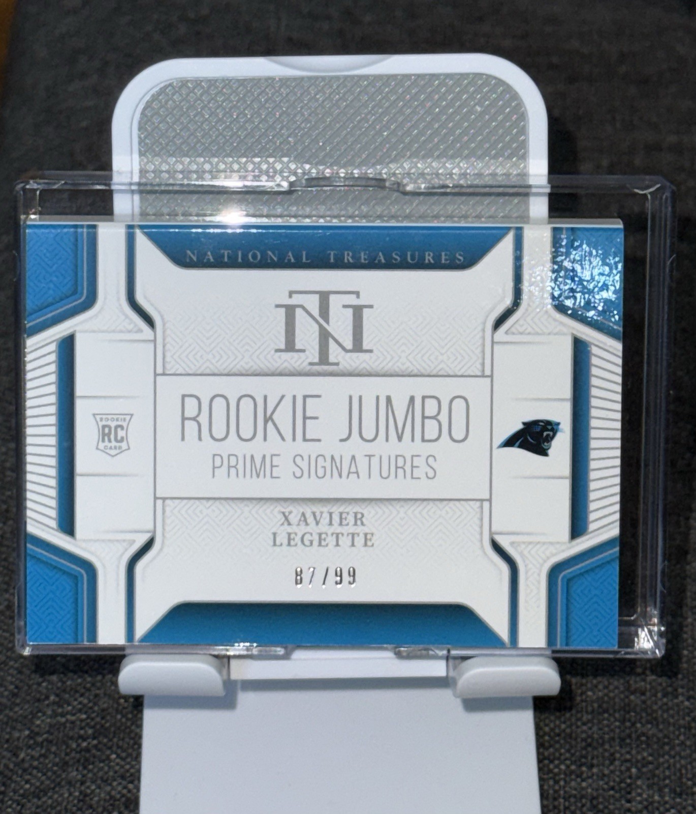 Xavier Legette Rookie Patch Auto /99 - 2024 National Treasures Booklet #RJPS-XLE