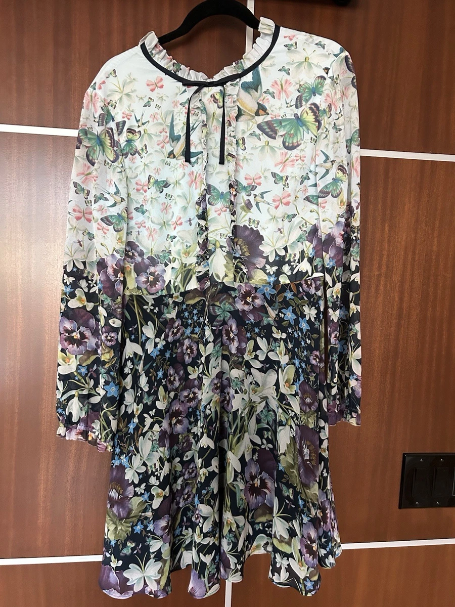 ted baker pearl floral long sleeve dress Fleurz Dress