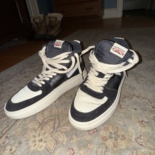 Represent Mens 9/ 9.5High Tops Black White