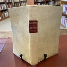 Buch der Faktenrechnung, Herr Barreme, 1700 gewidmet Herrn Colbert