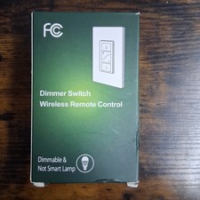 dimmer switch with wireless remote control